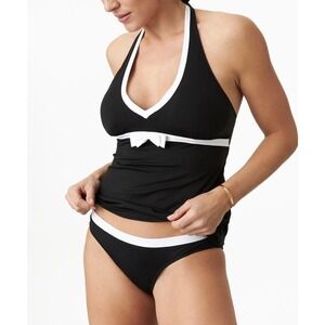 PEZ D'OR Maternity Bikini Bottoms Black Swimwear Women's Size Small